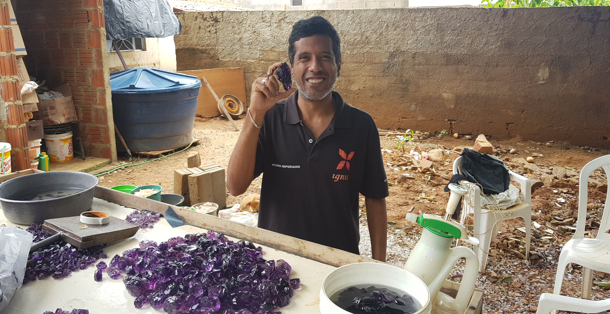 Garimpo de ametista em Sento Sé, Bahia